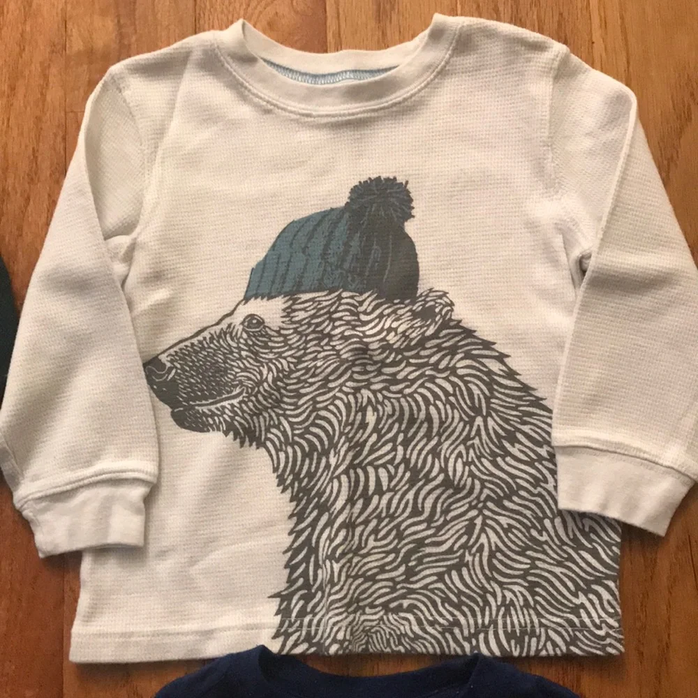 Lot of 4 size 2T long sleeve tees - Picture 3 of 7